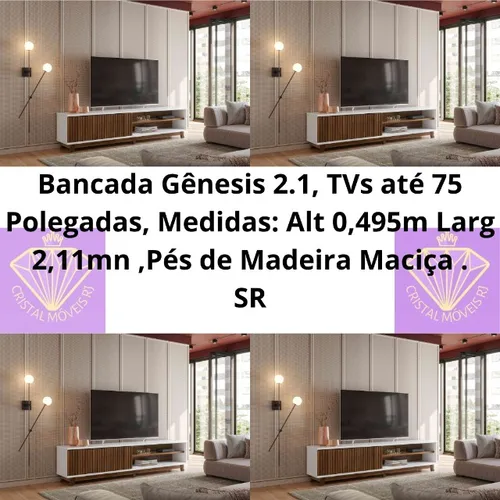 Bancada Genesis 2.1 TVs até 75 SR