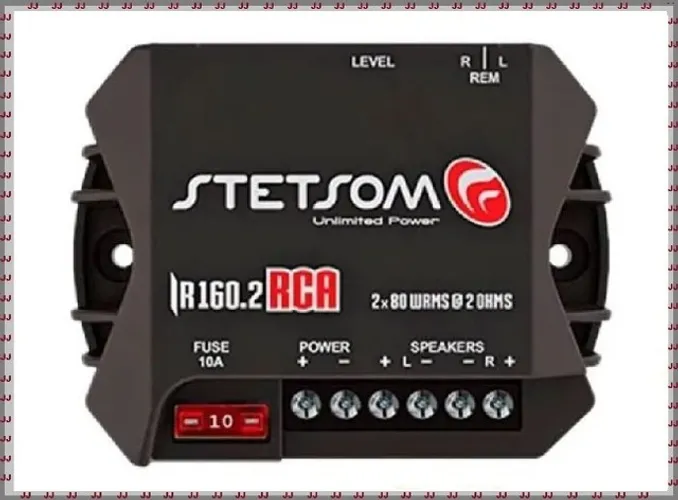 Módulo amplificador de som Stetsom160 watts 2 canais