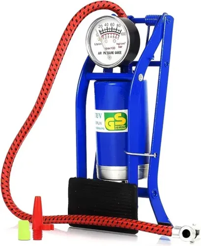 Bomba Ar pedal Alta Pressão Para Pneu Moto Carro Bicicleta novo lacrado a pronta entrega