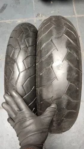 Par Pneu Usado Pirelli Diablo 160/60-17 e 120/70-19