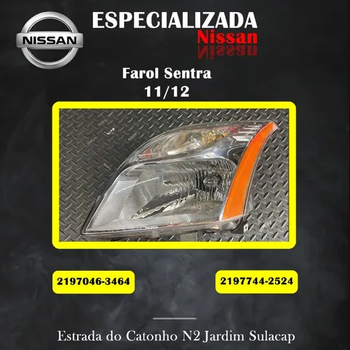 Farol Nissan Sentra 11/12