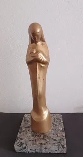 Escultura bronze - Figura feminina - 26 Cm