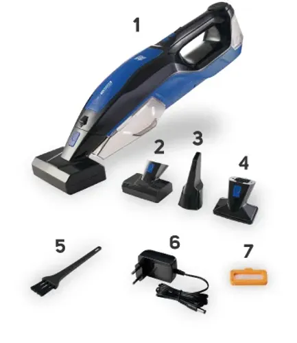 ASPIRADOR/EXTRATORA PORTÁTIL SEM FIO WAP PET CLEANER MOB