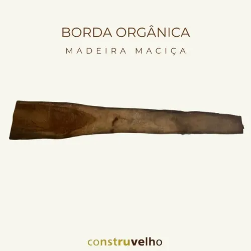 Prancha De Madeira Maciça Com Borda Orgânica
