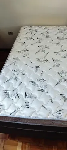 Cama box + colchão castor solteiro 