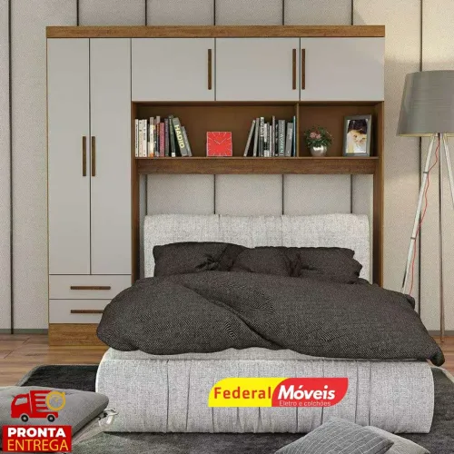 Guarda Roupa Modulado para Cama de Casal Novo Fazemos Entrega 