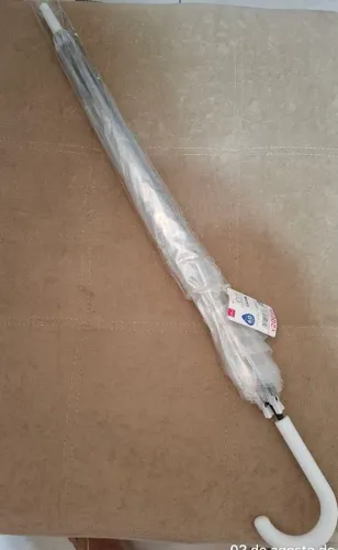 PRA SAIR HOJE!!! Sombrinha transparente nova 60cm