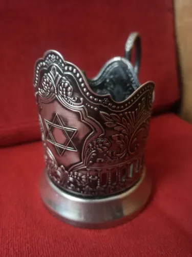 Suporte para copo Russo antigo