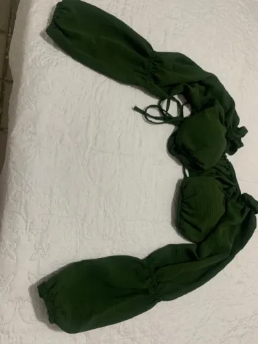 Blusa de Algodão Verde - Tamanho M