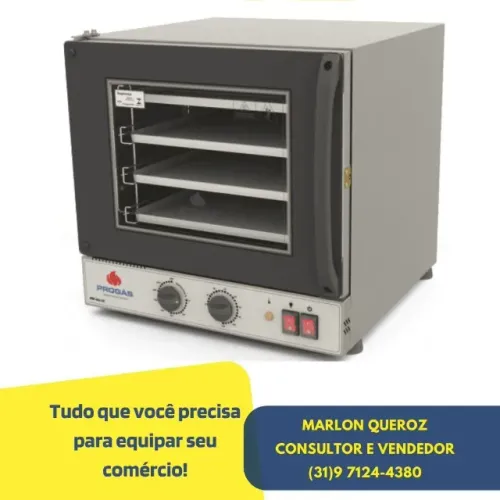 Forno Elétrico Turbo Fast Oven Progas 127/220v