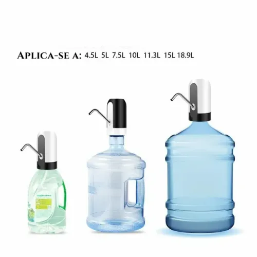 Bomba Elétrica Para Galão Bomba água com USB Carregamento Bomba De Agua Para Gala?o 
