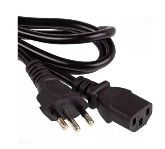 Cabo de Força para Pcs e Fonte Notebooks