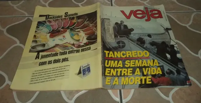 Revista Veja 3 Abril 1985 Tancredo Uma Semana Entre A Vida E A Morte. Para Colecionadores.