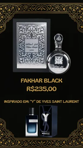 Perfume Fakhar Black - Varejo e Atacado
