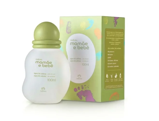 Colônia Mamãe e Bebê Natura - 100ml