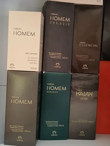 Deo colônia corporal natura essencial, Kaiak urbe, natura homem,  Kaiak aventura 