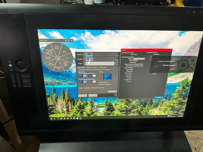 Mesa digitalizadora Monitor wacom Cintiq 24HD gráfico