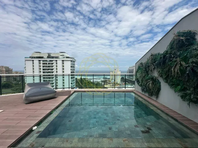 Barra da Tijuca | Cobertura 4 quartos, sendo 4 suites