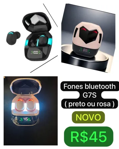 Fone bluetooth novo