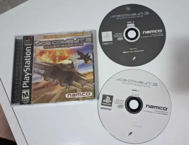 Ace Combat 3 Electrosphere jogo original de PS1