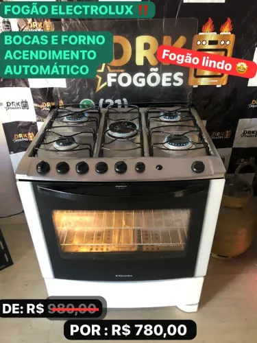 Fogão Eletrolux 5 bocas automático