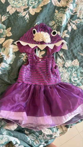 Fantasia da Boo Monstrinho - Monsters Inc - Tamanho 1 Ano