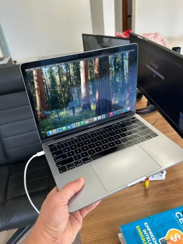 Macbook Pro A1989 I7 2.8ghz Ssd 16gb 256gb 2019 Touchbar Cinza Ótimo Estado