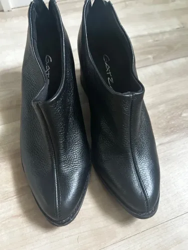 Bota Couro Preta 
