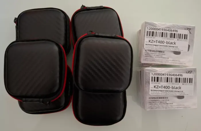 (Promo p/ retirada)Ponteiras de espuma e case kz para fones