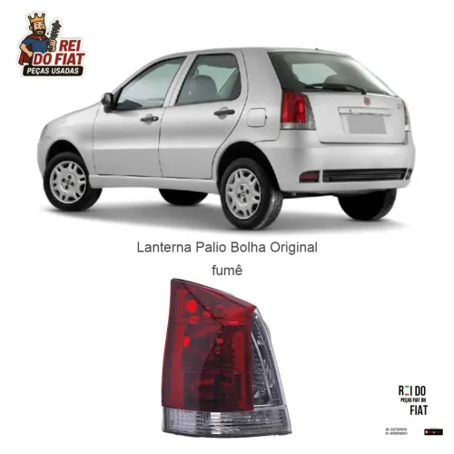 Lanterna Palio Bolha Original Fumê