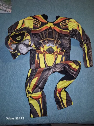 Fantasia Bumblebee Transformers Infantil