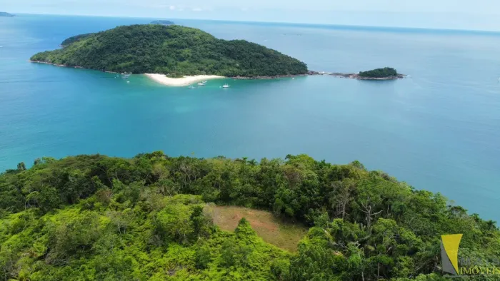 Terreno com vista panorâmica de ilhas e praias liberado no condomínio do Pru Mirim