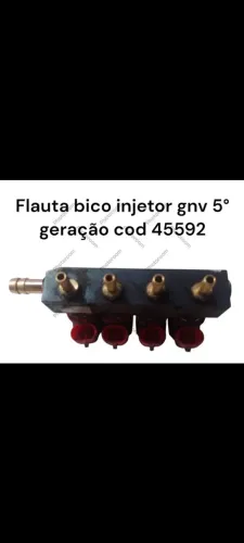 Flauta bico injetor GNV 5ª geração