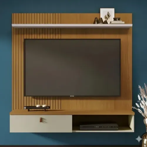 painel disponível na cor Cumaru/Opala podendo parcelar até 10x sem juros 