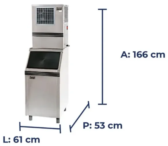 Máquina de gelo para hotéis e pousadas