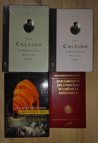 Livros de Religião: Calvino, Cristianismo e Documentos do Vaticano II