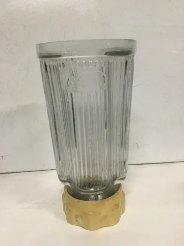 copo de vidro liquidificador antigo