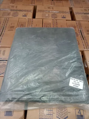Sacos de Lixo Preto 150L pacote 100 Unidades Muito Forte Micra 10 Bem Reforçado