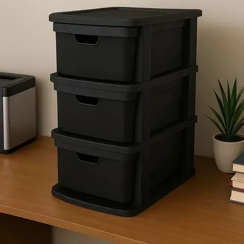 Gaveteiro 3 Gavetas Verde - Organização e Estilo