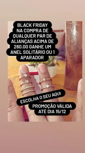 Alianças Black Friday (GARANTIA PERMANENTE)