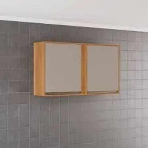 Aéreo Cozinha Perola 2Pts Cinamomo.Off White Salleto - Entrega Rápida! 