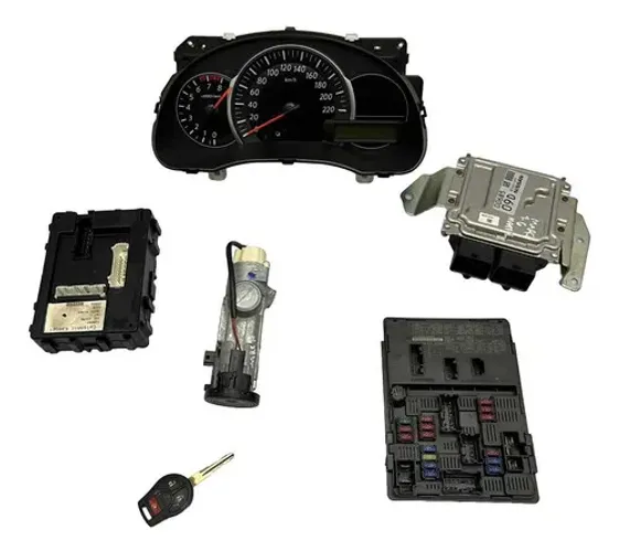 Kit Módulo Injeção Nissan March 1.6 Nec001873 S/ Acrilico