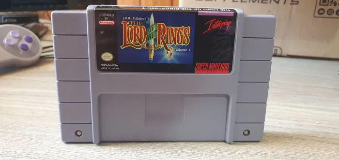 Cartucho snes senhor dos anéis (The Lord Of The Rings Vol.1) original super nintendo