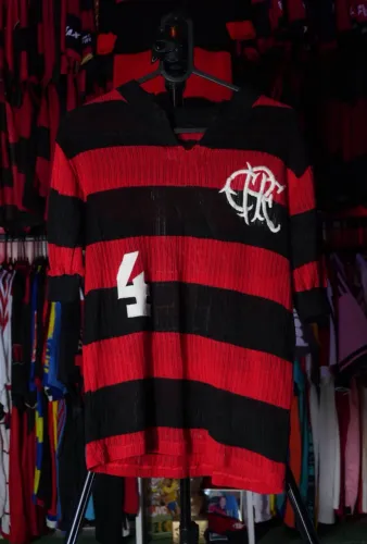 Camisa Histórica do Flamengo - 1976 (Usada em Jogo por Merica)