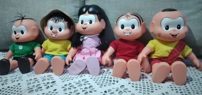 Turma da Mônica original emborrachado