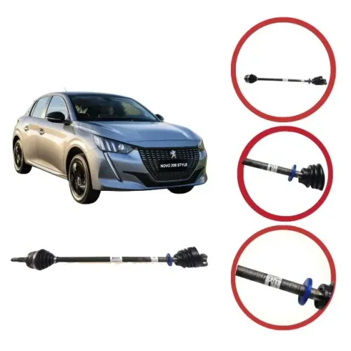 Semi Eixo Homocinetica Direito Peugeot 208 1.0 2021 A 2024 etq5682