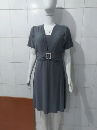 Vestido cinza - Tamanho M