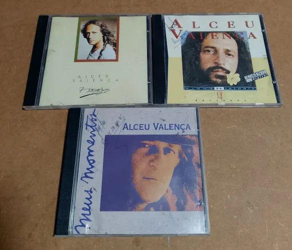 CDs Alceu Valença lote 3 cds