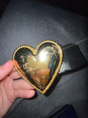 Cinto feminino coração 