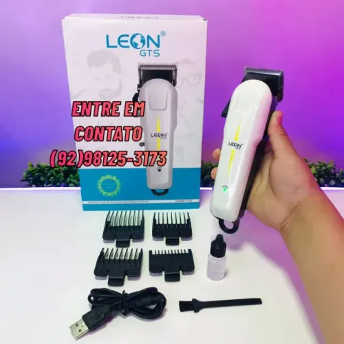 Maquina de Cabelo Leon Profissional - Entrega Das 9 até as 22hrs